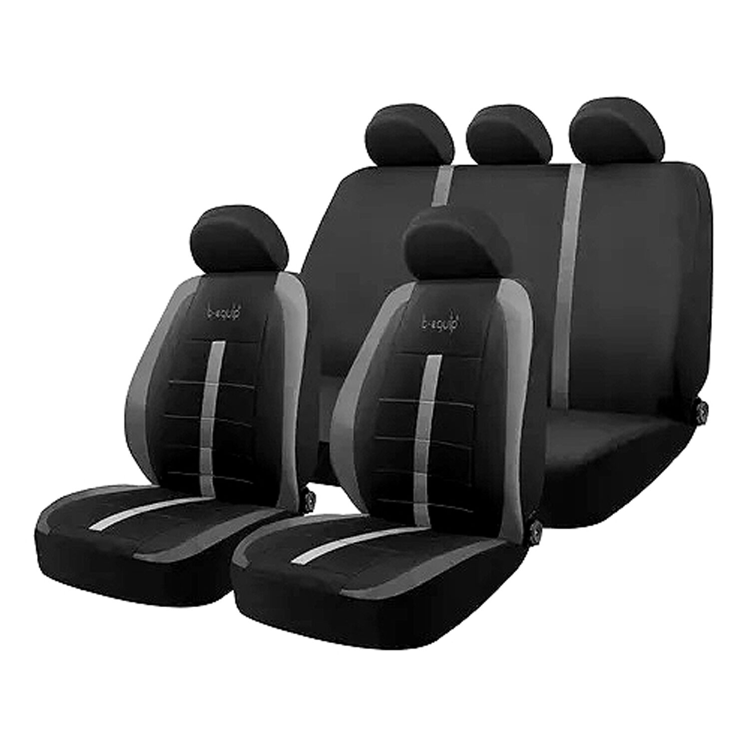 Fundas Cubreasiento B-equip Universal Negro Adv-1432 image number 1.0